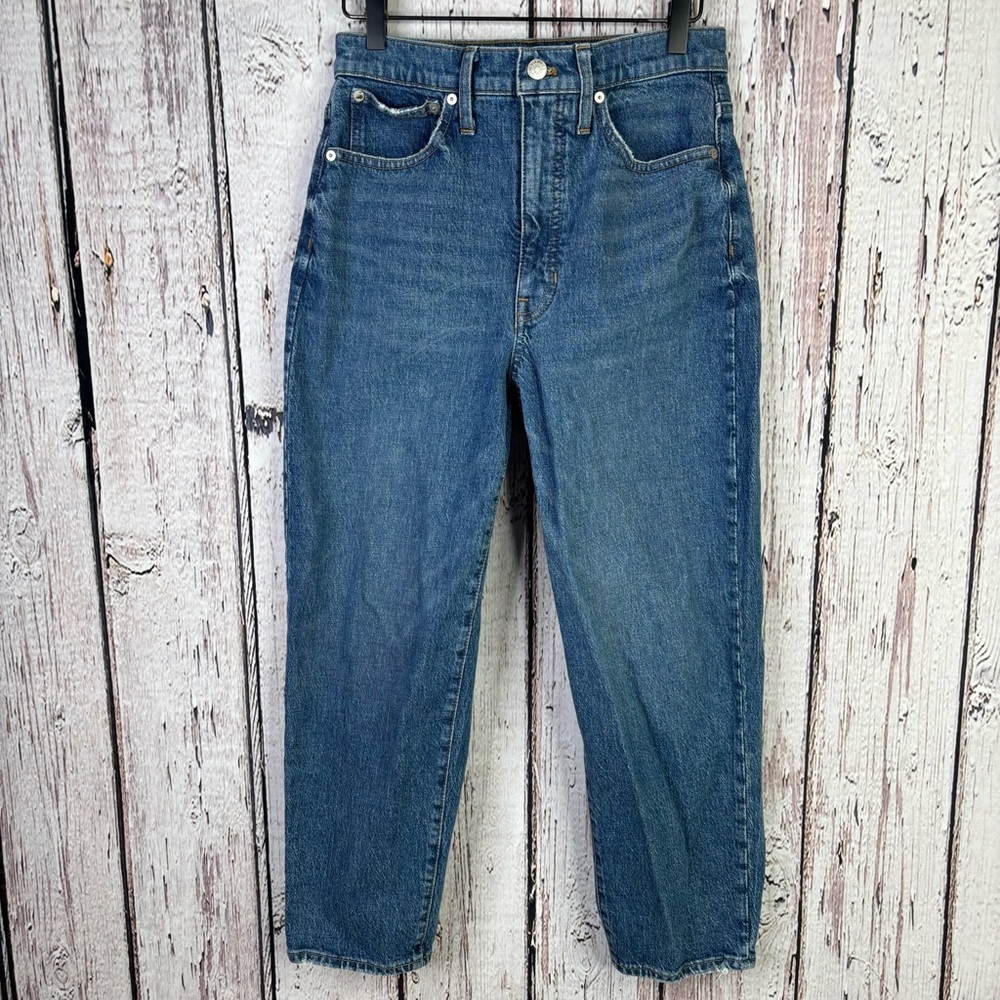 Madewell Balloon Jeans Size 27 Corson Wash Style‎ NA929 Inseam 24.5” High Waist